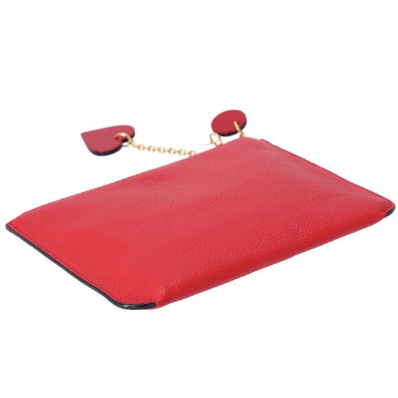 Christian Louboutin Loubicute Pouch with Charms Red Leather - Picture 5 of 6